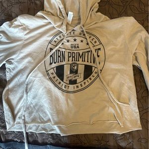 Born Primitive Hooded Crop Shirt